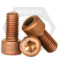 #8-32x5/8",(FT) SOCKET HEAD CAP SCREWS COARSE SILICON BRONZE 