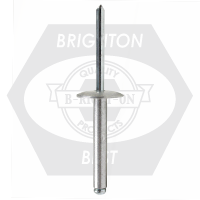 ABS 6-8L 3/16 (.376-.500)x0.675 AL5056 / STEEL LARGE DOME HEAD BLIND RIVET 