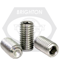#4-40x3/16" SOCKET SET SCREWS CUP POINT COARSE STAINLESS A2 18-8