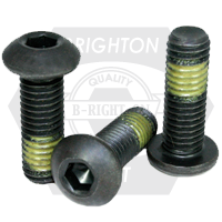 1/2"-13x1 1/2",(FT) BUTTON SOCKET CAPS COARSE ALLOY NYLON-PATCH THERMAL BLACK OXIDE 