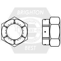 5/8"-11 FULL HEIGHT, HEAVY FLEXLOC HEX NUT, CADMIUM PLATED 