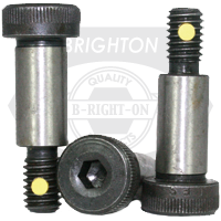 3/8"-5/16-18x2" SOCKET SHOULDER SCREWS COARSE ALLOY NYLON-PELLET THERMAL BLACK OXIDE 