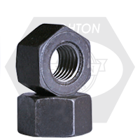 2 1/4"-8 METAL KEG HEAVY A194 / SA 194 2H HEAVY HEX NUTS 8 PITCH MED. CARBON PLAIN METAL KEG