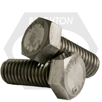 1 1/2"-6x6 1/2",(PT) HEX BOLTS A307 GRADE A COARSE LOW CARBON PLAIN 