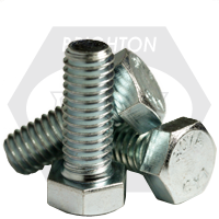 1/2"-13x7",6" THD UNDER-SIZED HEX BOLTS A307 GRADE A ZINC CR+3 