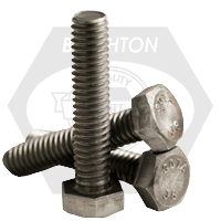 7/8"-9x3 1/2",(FT) HEX TAP BOLT A307 GRADE A COARSE LOW CARBON PLAIN 