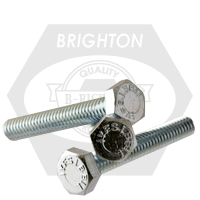 1/2"-13x2 1/4",(FT) GRADE 5 HEX TAP BOLTS MED. CARBON ZINC CR+3
