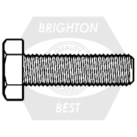 3/8"-16x1",(FT) HEX TAP BOLT A307 GRADE A HDG 