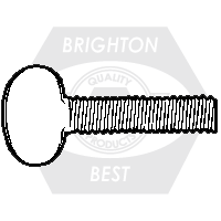 1/4"-20x1 1/2" THUMB SCREW, TYPE B, NO SHOULDER, ZINC CR+3 