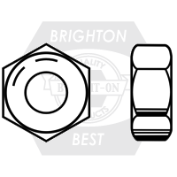 5/16"-24 FINISHED HEX NUTS, GRADE 8, PLAIN USA