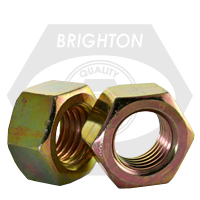 3/4"-16 GRADE 5 HEX NUT, ZINC YELLOW CR+6 