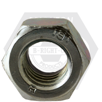 M42-4.50 DIN 985 CLASS 8 NYLON INSERT LOCKNUTS METRIC COARSE ZINC CR+3 