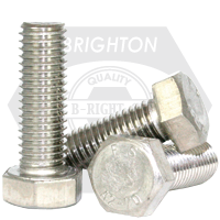 M8-1.25x18 MM,(FT) DIN 933 HEX CAP SCREWS COARSE STAINLESS A2 