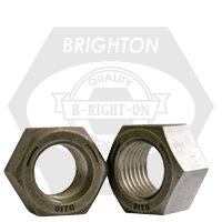 1/2"-13 FINISHED HEX NUTS GRADE 5 COARSE MED. CARBON PLAIN 