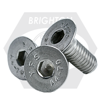 M6-1.00x20 MM,(FT) FLAT SOCKET CAPS COARSE STAIN A4 316
