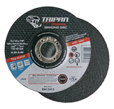 5" x 1/4" x 7/8" arbor Grinding Disc Type 27 