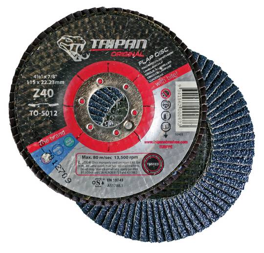 5" x 5/8-11" Type 29, 80-Grit Zirconia Conical Flap Disc Flap Disc Type 29 